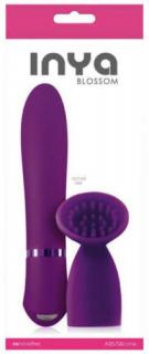 INYA - Blossom - Purple - Luxus ABS vibrátor, G-pont vibrátor 17 cm LILA