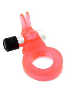 Jelly Rabbit Cockring Vibro - Vibrációs péniszgyűrű, erekciógyűrű, csiklóizgatós