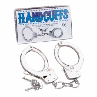 Large Metal Handcuffs With Keys - Fém bilincs