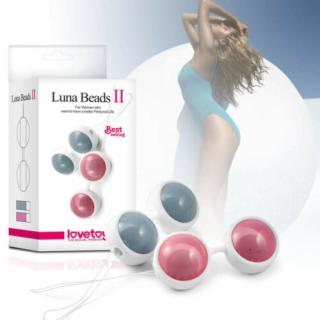 LUNA BEADS II - Szilikon gésagolyó pink