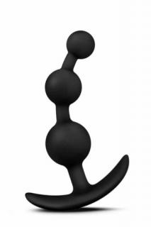 Luxe Beme3 Black - Szilikon Anál gyöngysor, anál izgató