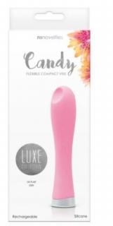 Luxe - Candy - Pink - Elegáns Akkus szilikon G-pont vibrátor