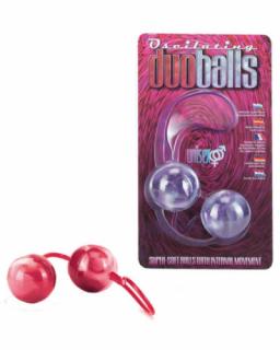 Marbilized Duo Balls - Gésagolyó piros