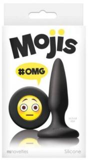 Moji's - OMG - Black Anál plug, anál tágító