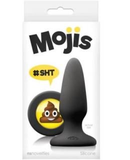 Moji's - SHT - Medium - Black - Anál plug, Szilikon Anál tágító