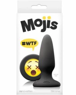 Moji's - WTF - Medium - Black - Anál plug, Szilikon Anál tágító