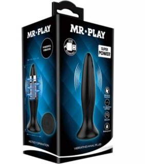 Mr. Play 12 Function Vibrating Anal Plug - Anál plug, Anál tágító, Akkus, vibrátoros