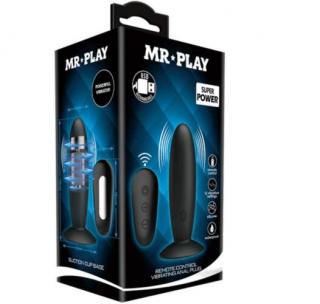 Mr. Play Remote Control Vibrating Anal Plug - Anál plug, Anál tágító, Akkus, vibrátoros