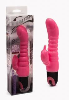 Multi Speed Vibrator Pink - Klitorisz vibrátor 22,5 cm