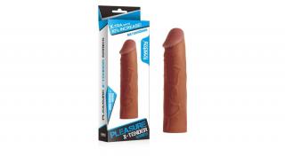 Pleasure X-Tender Penis Sleeve - Pénisz hosszabbító, + 2,5 cm - AKCIÓS