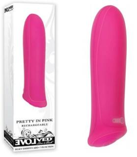 Pretty In Pink - Akkus szilikon vibrátor, G-pont vibrátor, 7 vibrációs sebességgel