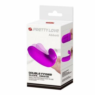 Pretty Love Abbott Purple - Ujjazó, izgató, vibrátoros