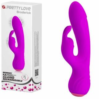 Pretty Love Broderick - Akkus klitoriszkaros szilikon vibrátor