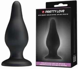 Pretty Love Sturdy silicone anal plug - Anál plug, Szilikon Anál tágító 15,4 cm