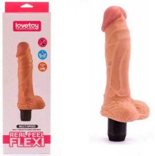 Real feel Flexi Vibrator 1 - Élethű vibrátor 22 cm