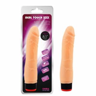Real Touch XXX 8.1” Vibe Cock - Élethű vibrátor 21 cm - AKCIÓS
