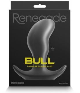 Renegade - Bull - Large - Black - anál plug, fenékdugó