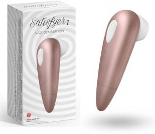 Satisfyer 1 Next - vízálló csiklóizgató (barna)