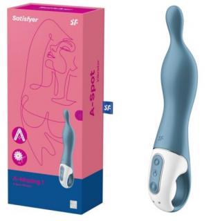 SATISFYER ELASTIC JOY - AKKUS, FLEXIBILIS PÁRVIBRÁTOR (ZÖLD)