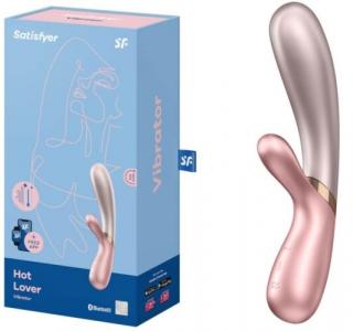 SATISFYER HOT LOVER - OKOS, AKKUS MELEGÍTŐS VIBRÁTOR (PINK)