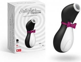 Satisfyer Pro Penguin Next Generation - CSIKLÓIZGATÓ VIBRÁTOR, Akkus szilikon vibrátor, szívó vibrátor