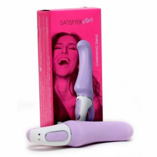 Satisfyer Vibes Charming Smile - Klitoriszkaros szilikon vibrátor 18 cm