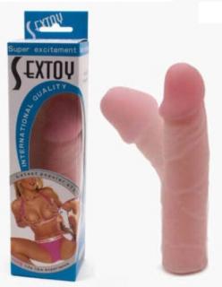 Sextoy Cyber Dong Flesh - Élethű dildó, pénisz 16,3 cm - Akciós