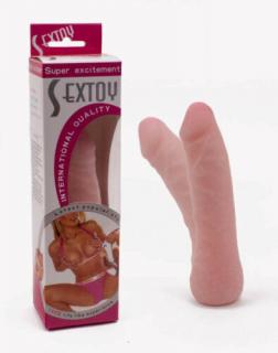 Sextoy Cyber Dong Flesh - Élethű dildó, pénisz 19 cm