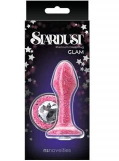 Stardust - Glam - Pink - Anál tágító, anál lazító, anál ékszer ÜVEG