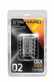 Stay Hard Cock Sleeve 02 Clear - Péniszköpeny