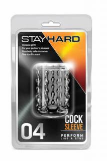 Stay Hard Cock Sleeve 04 Clear - Péniszköpeny