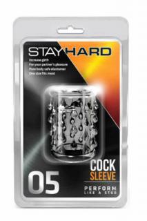 Stay Hard Cock Sleeve 05 Clear - Péniszköpeny