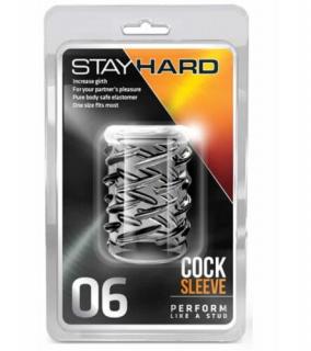 Stay Hard Cock Sleeve 06 Clear - Péniszköpeny