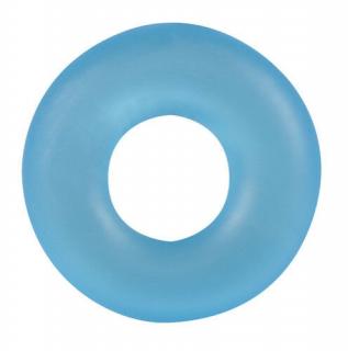 Stretchy Cockring Frosted Blue - vastag péniszgyűrű, erekciógyűrű