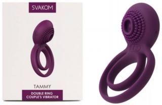 Tammy Violet - AKKUS  vibrációs péniszgyűrű, erekciógyűrű