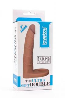 The Ultra Soft Double 3 - Felvehető dildó 17,8 cm