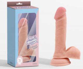 Undressed Debater Dildo - Extrém valóság, élethű dildó 19,2 cm