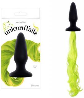 Unicorn Tails - Yellow - Anál plug, anál izgató, anál tágító