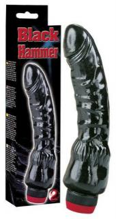 Vibrator Black Hammer - A kalapács Élethű vibrátor 22 cm