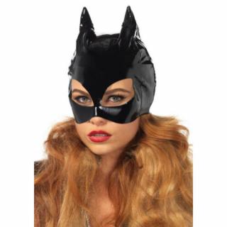 Vinyl Cat Woman Mask - Maszk