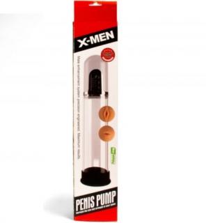 X-MEN Electric Penis Pump White - péniszpumpa vagina betéttel