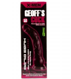 X-MEN Geoff’s 13 inch Cock Black - Óriás dildó 33 cm