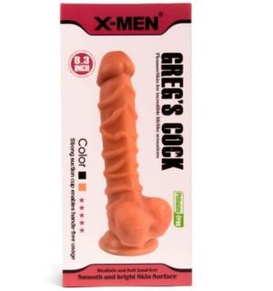 X-MEN Greg’s 8.3 inch Cock  - Élethű dildó 21 cm