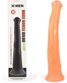 X-MEN Huge Horse Dildo 19 inch Flesh - Élethű dildó 48 cm