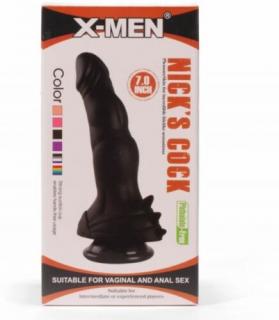 X-MEN Nick's 7" Cock - Élethű dildó 17,8 cm