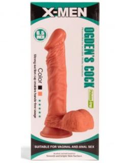 X-MEN Ogden's 6.5 inch Cock Flesh - DILDÓ - 16,5 cm Élethű  dildó, tapadókorongos dildó
