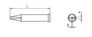 Weller XT A 1.6 x 0.7 mm