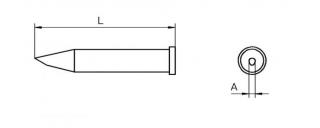 Weller XT AA 1.6 mm, 60 fok