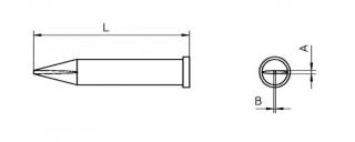 Weller XT H 0.8 x 0.4 mm