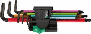 Wera 950/9 Hex-Plus Multicolour Magnet 1 Black Laser imbuszkulcs készlet mágneses funkcióval